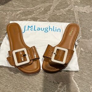 J McLaughlin Bella Buckle Sandals size 8.5M